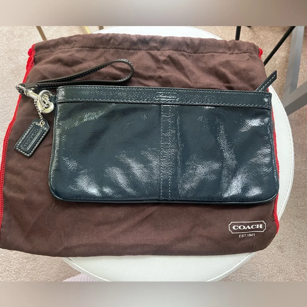 Coach wristlets. Patent leather (one red one blue) - Picture 4 of 4